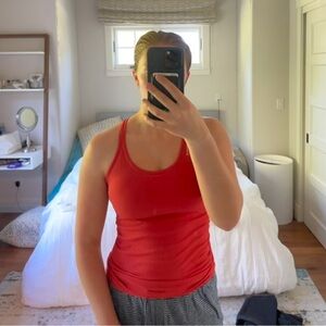 Dark Orange Razorback Athletic Tank